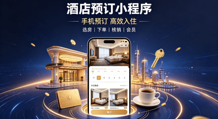 酒店自营预订小程序定制开发实战案例｜广东会本地门店私域小程序开发运营全解析